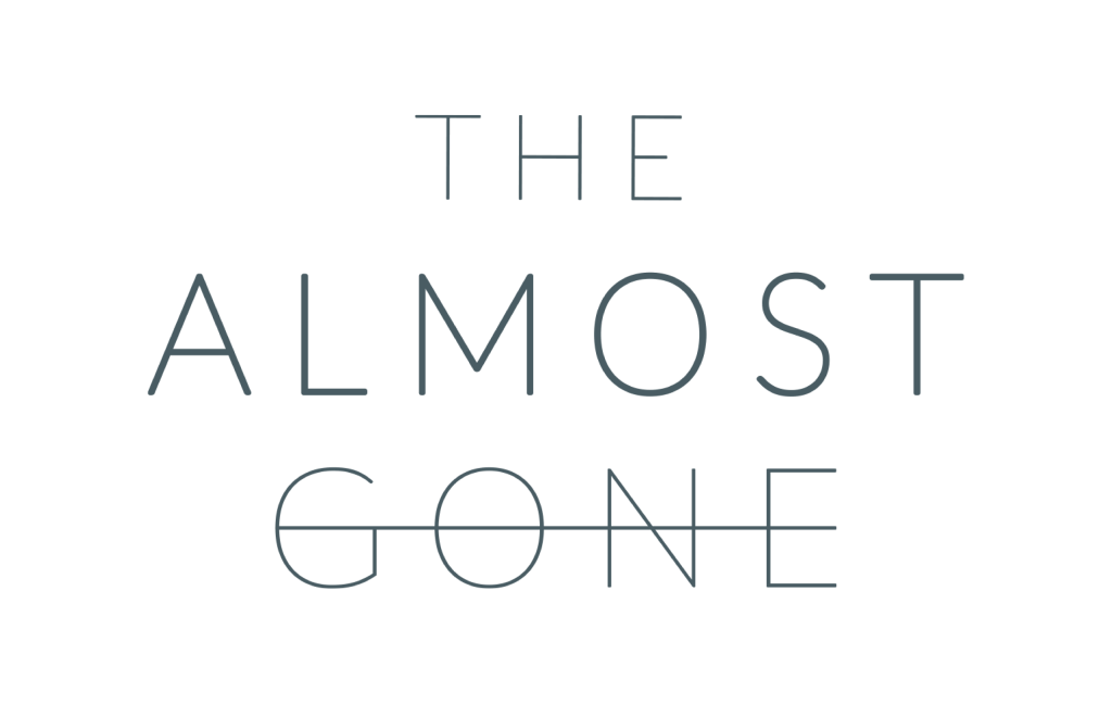 the almost gone logo